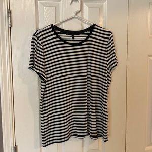 Black & white striped tee ~ worn once